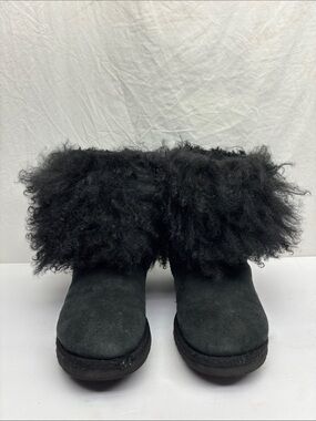 UGG Australia Mongolian Fur short boots, SZ 5, box 19